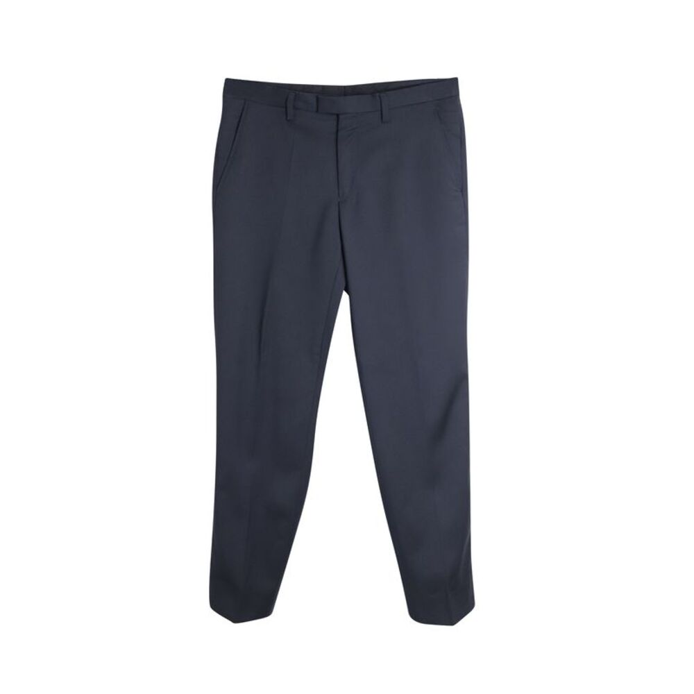 Kenzo Pin Stripe Tailored Trousers in Gray Wool